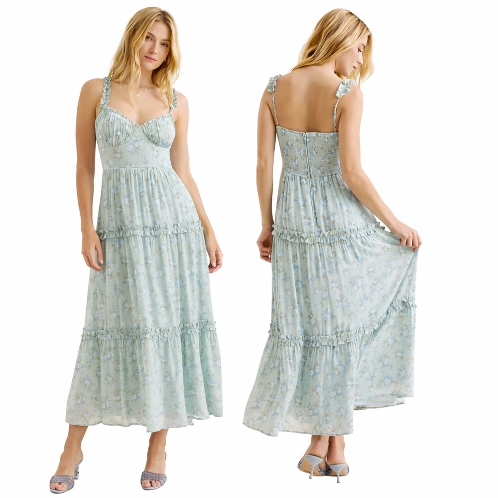 Altar’d State Floral Tiered Maxi Dress | NWT - Picture 1 of 5